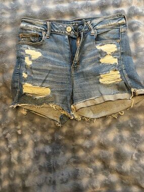 American Eagle Outfitters Distressed Denim Cutoff Shorts